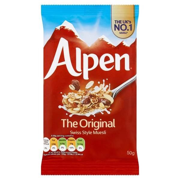 Alpen Original Sachets Portion Pack