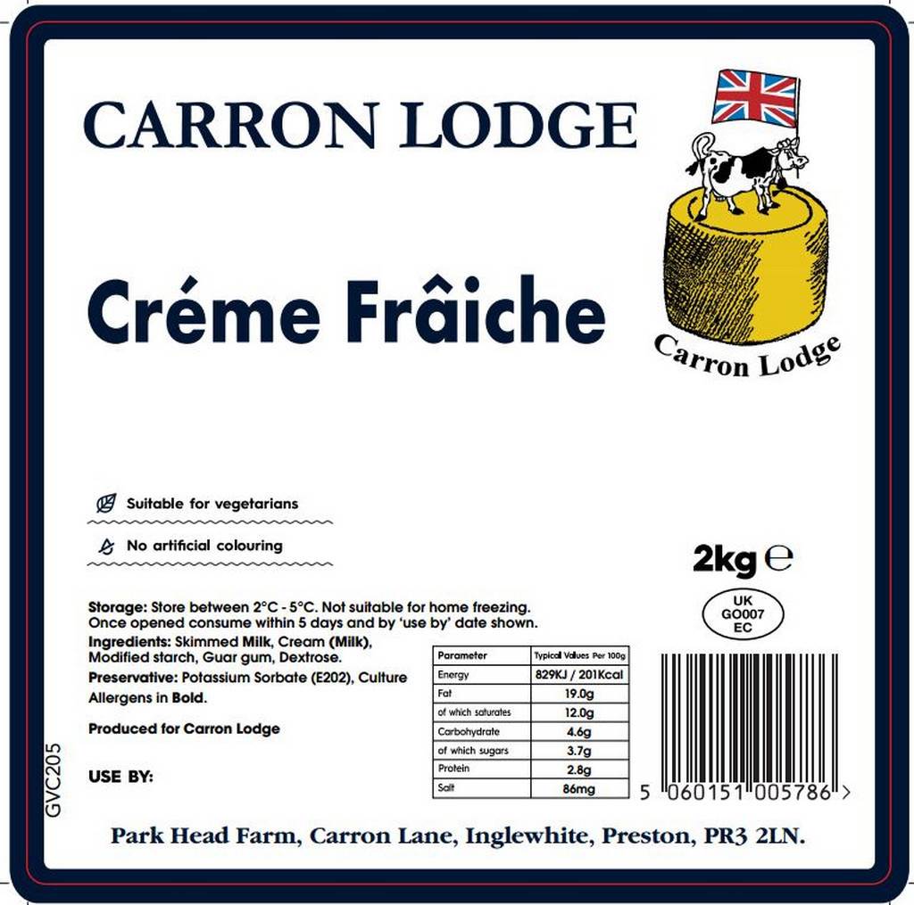 Carron Lodge Creme Fraiche