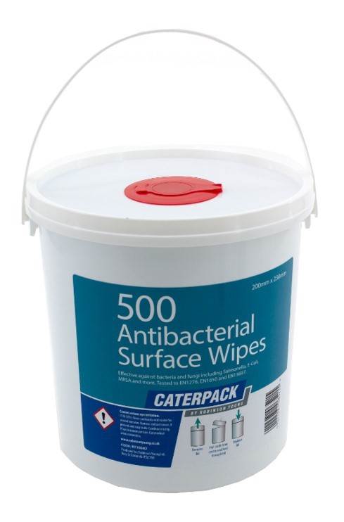 Caterpack Antibacterial Wipes Tub